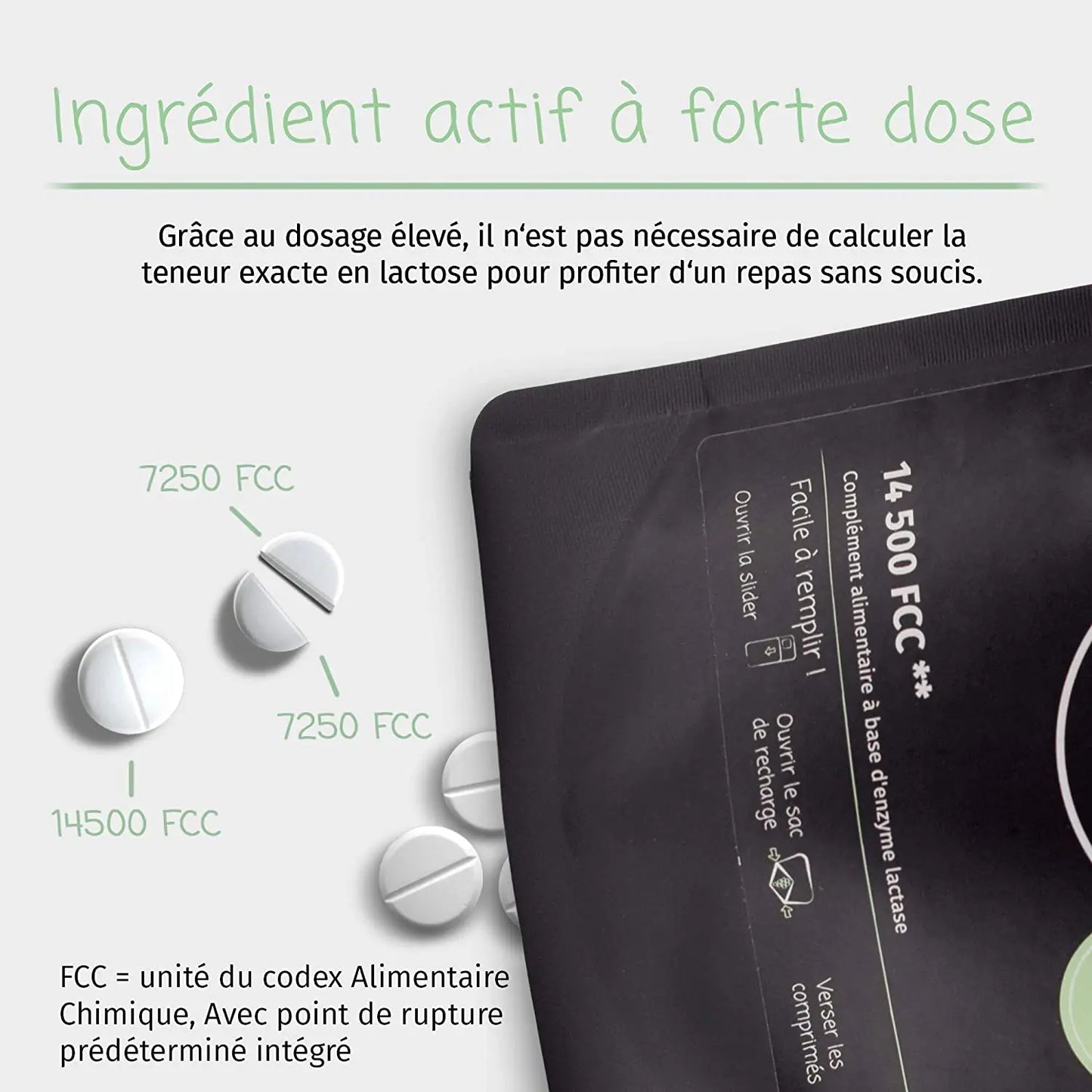 LactoJoy: 14.500 FCC » 240 comprimés de lactase