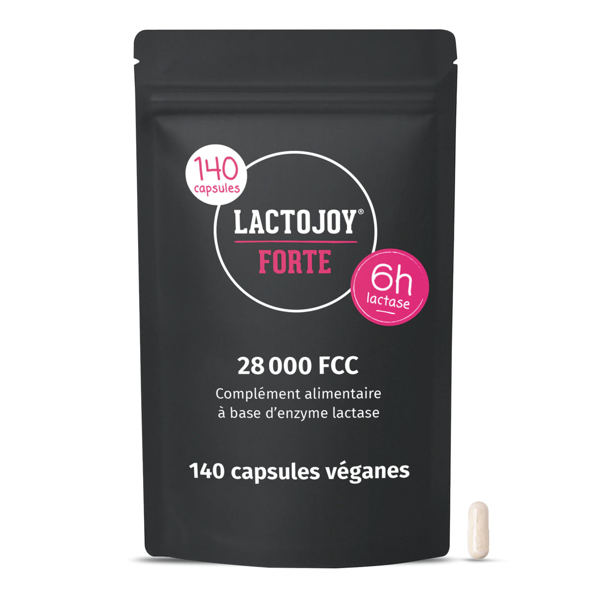 LactoJoy Forte - 28.000 FCC » 140 Gélules Végétales
