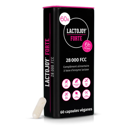 LactoJoy Forte - 28 000 FCC » 60 Gélules Végétales